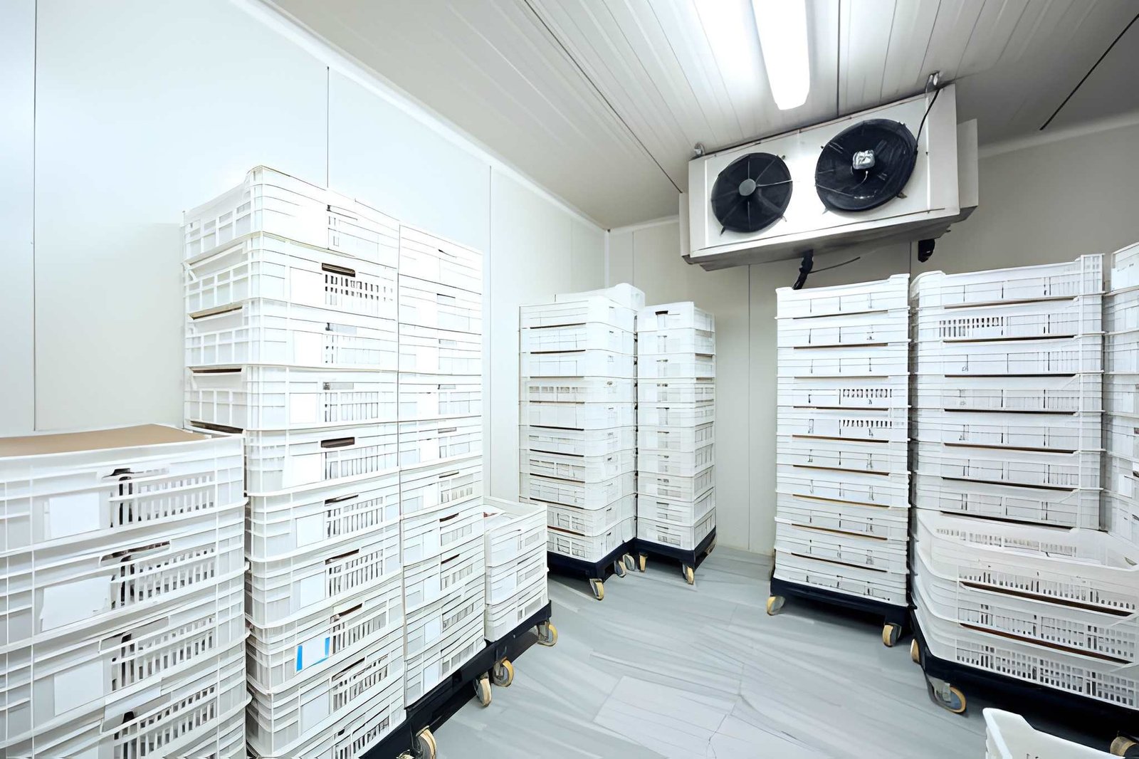 Freezer room storage